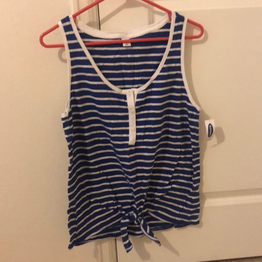 striped tank top